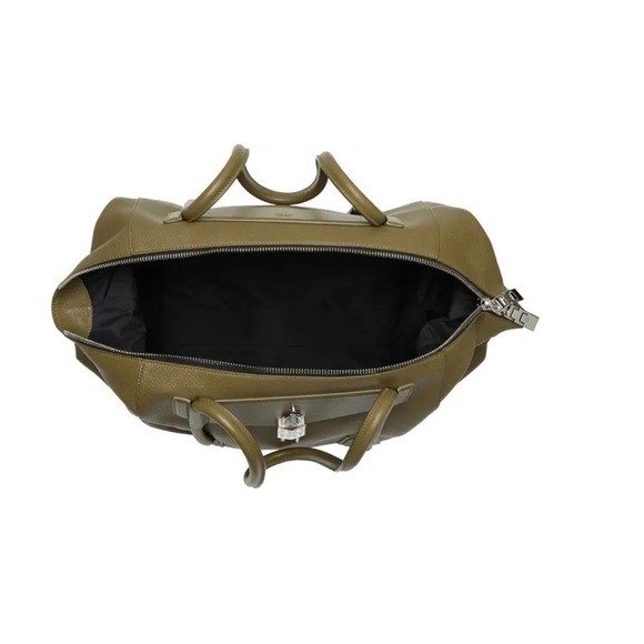 GIVENCHY Large Antigona Lock Leather Tote W Silver Removable Lock - Picture 4 of 6